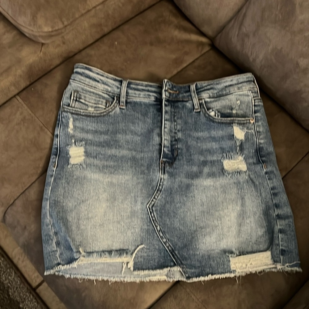 G by guess denim mini skirt